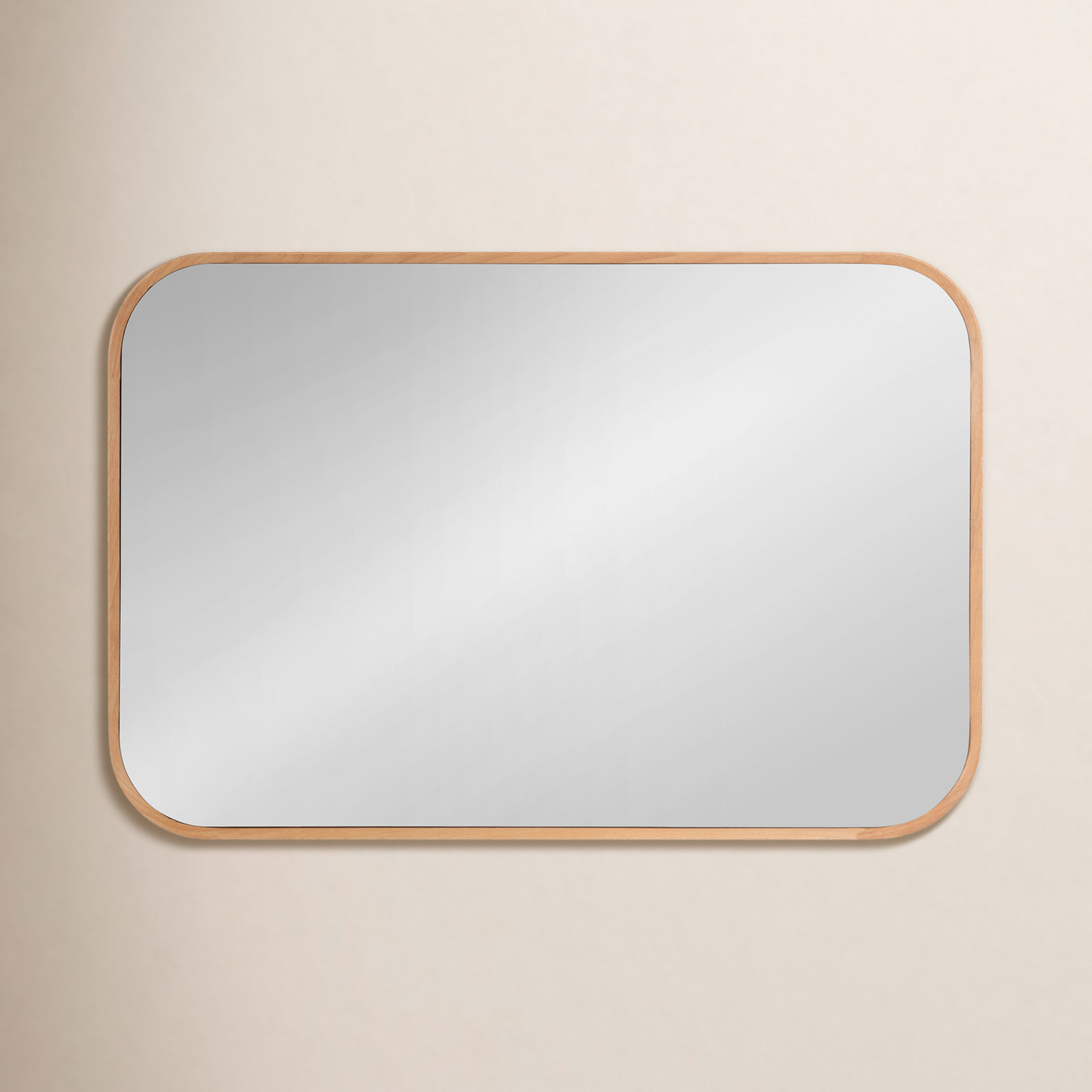 Roberts Accent Mirror, Natural, 34" x 22"