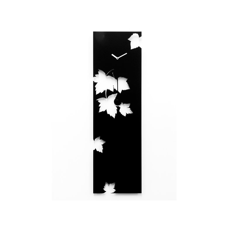 Salgado Metal Wall Clock, Black