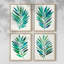 Palm Frond Flow I, impression encadrée - ensemble de 4-2030487588-2030487585