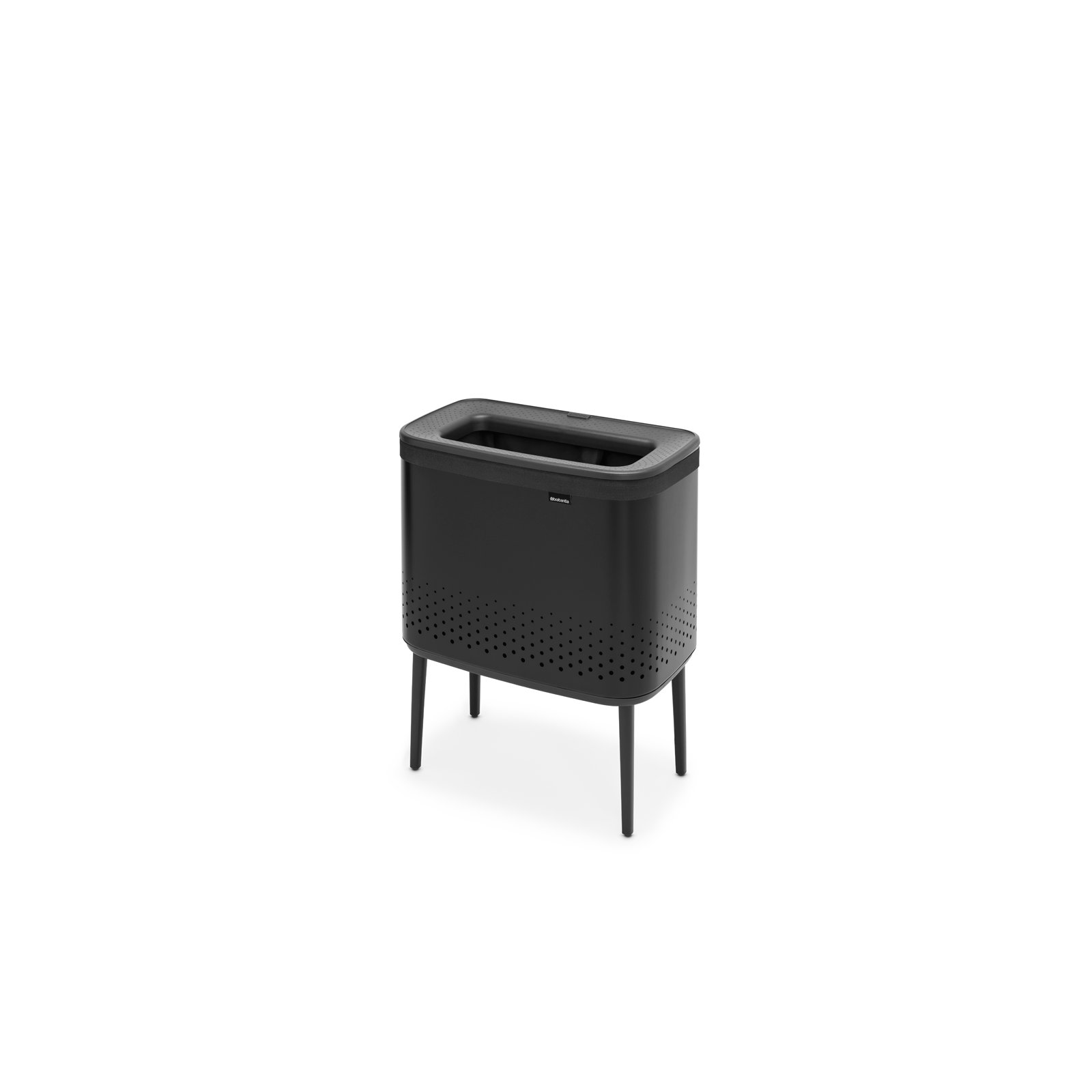 Brabantia Bo Laundry Hamper, 16 Gallon, Matte Black