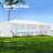 10' x 30' Outdoor Party Tent with 5 Removable Sidewalls, Waterproof Canopy Shelter for Weddings, Events, BBQs & Beach Use-125386044