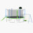 Beyong Round Backyard Trampoline with Safety Enclosure