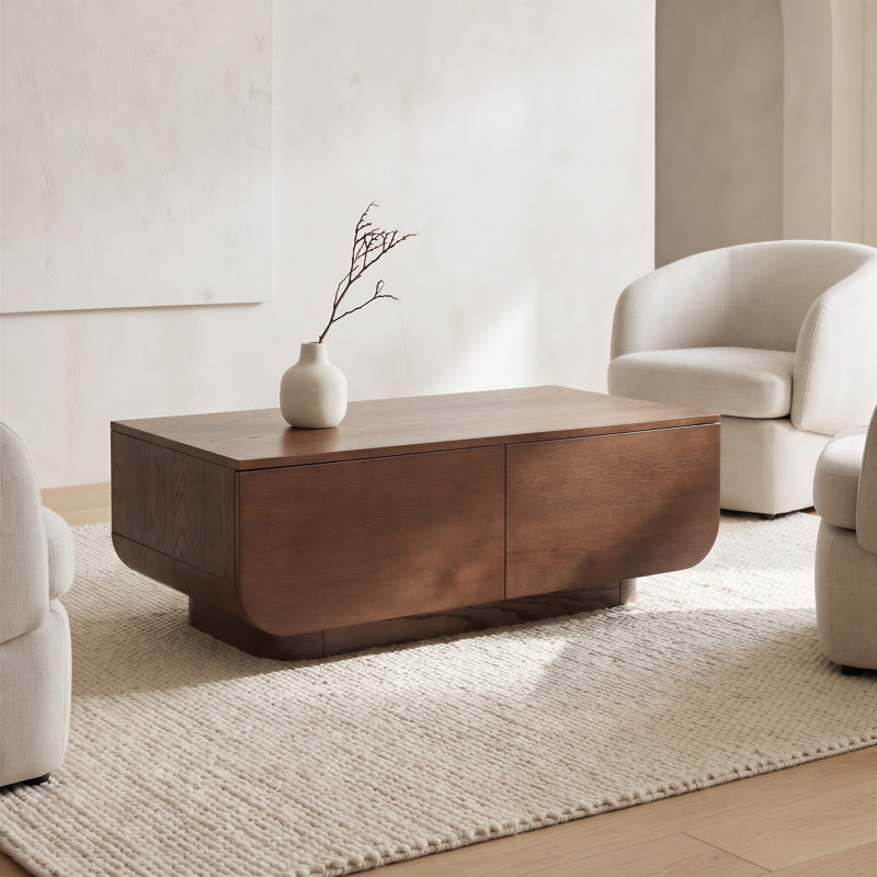 Mia Storage Coffee Table Dune, Nogal