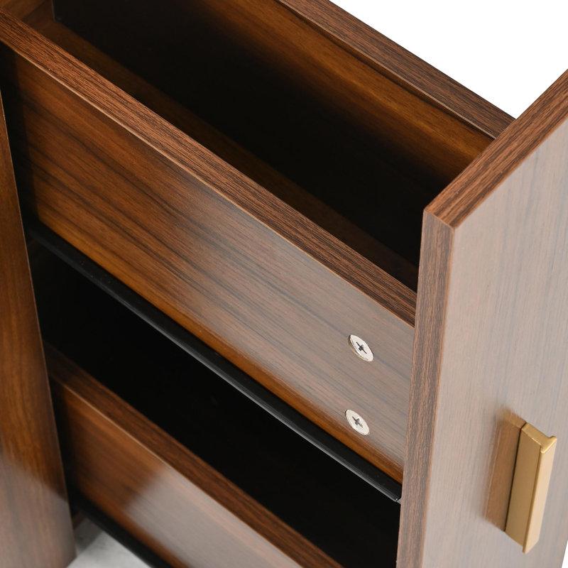 55.9" Corner Vanity Desk with Tri-Fold LED Mirror, Adjustable Lighting Dressing Table with Storage Shelf & PU Stool
