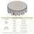 Geometric-patterned Tablecloth, Minimalist Gray Diamond Pattern, Round, Machine-Washable Tablecloth, Perfect for Indoor Dining and Family Gatherings-103081277