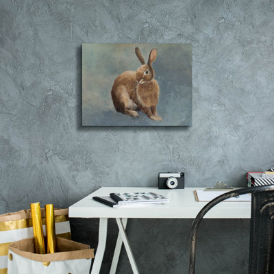 Epic Graffiti 'Country Hare 3' by Julia Purinton Canvas Wall Art