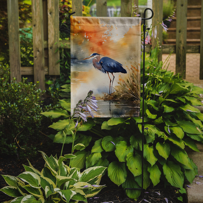 Drapeau de jardin double en polyester H 15,5 po x l 11,25 po