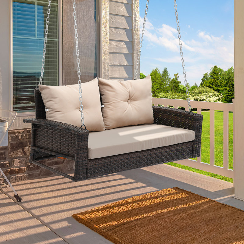 Lark Manor Cathy 2 Person Porch Swing & Reviews | Wayfair