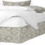 Indali Taupe/Beige Queen Bed Skirt 15" Drop-203263861-203263857