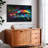 " Great White Shark Color Grunge Wall Art "-1360337272