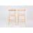 Mid - Century Modern Design Upholstered Counter Stools with Solid Wood Legs, Ideal for Kitchen Island, Dining Room and Bar-126641895