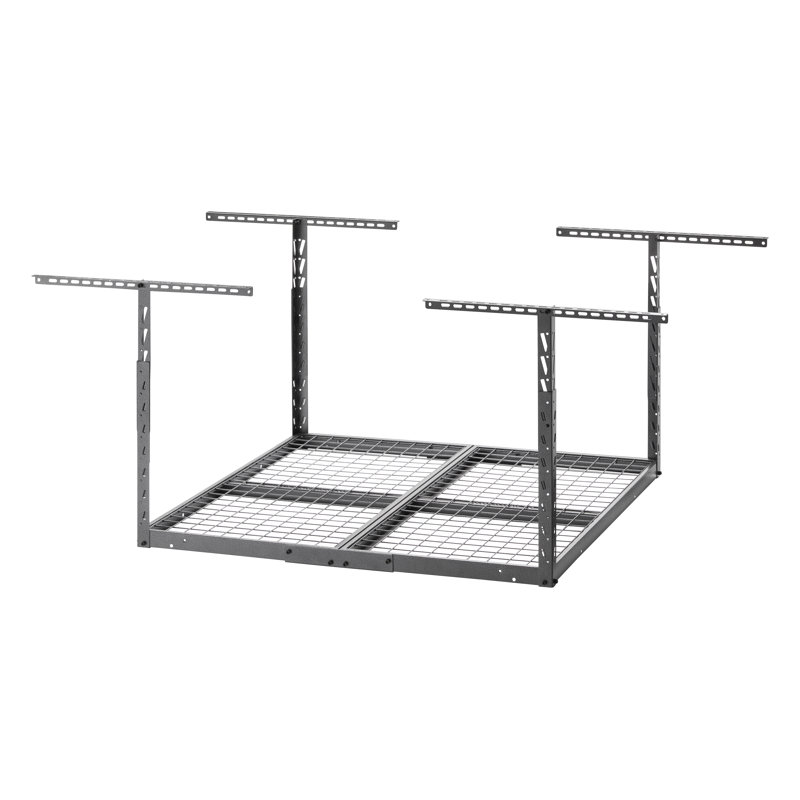 Overhead Gearloft Storage Rack 4X4 Ft, Hammered Granite