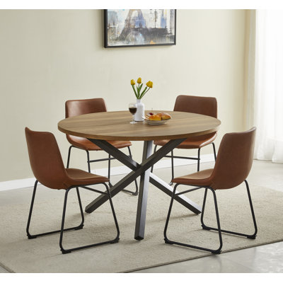 Hoswell Round Dining Set- 5 Pcs