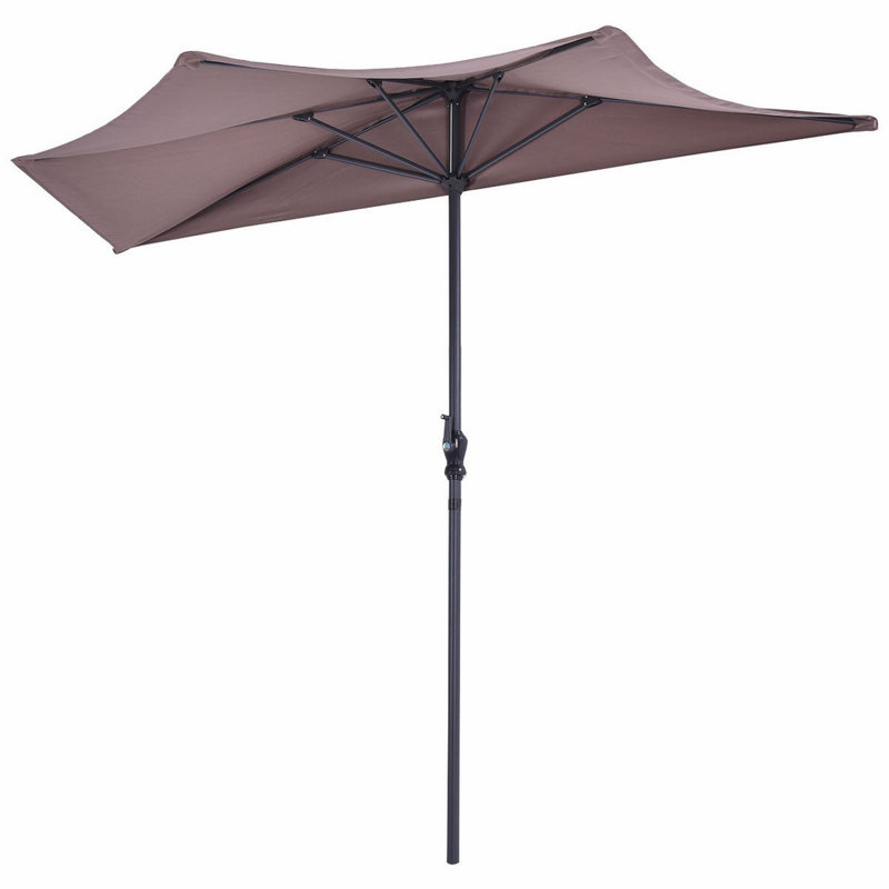 Parasol de marché 8 pi Salazar, Brun clair