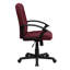 Mid-Back Fabric Executive Swivel Office Chair with Nylon Arms-2086739750