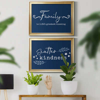 «Family Greatest Blessing», toile encadrée de qualité supérieure - prête à être accrochée