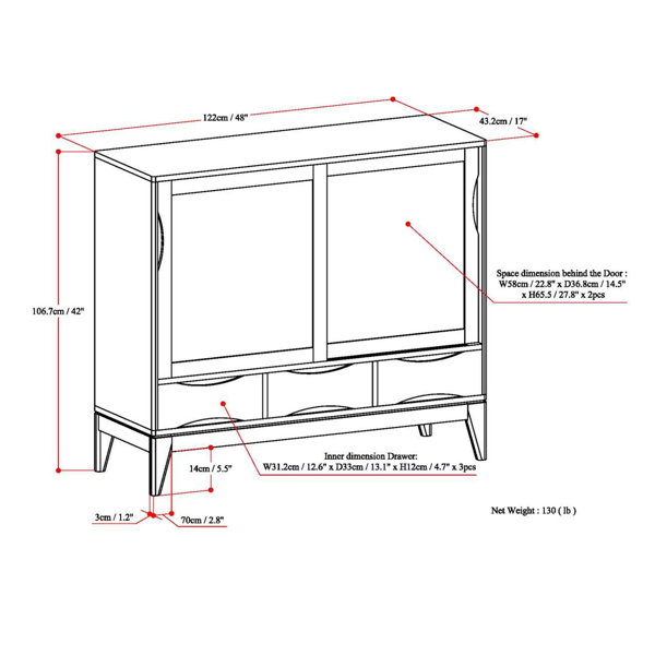 Dimensions du produit