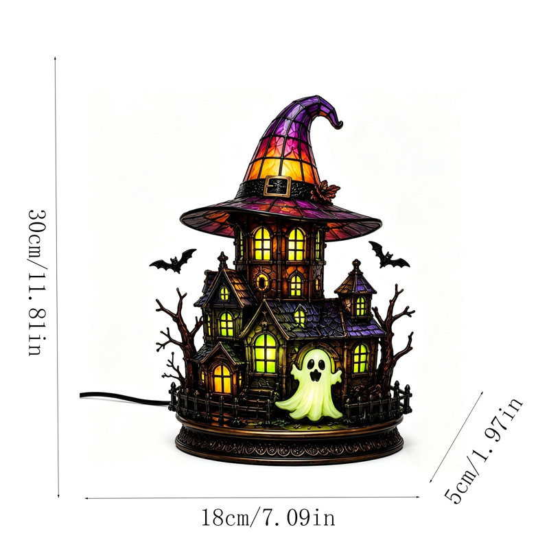 Halloween Night Light Witch's Hat Light