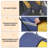 Foldable Pet Stroller with Double Detachable Carriers, Folding Dog Cat Jogger Stroller with Tether-95924708