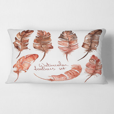 Coussin Boho - plumes bohémiennes et éclectiques