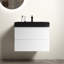 Meuble-lavabo élégant avec conception murale et lavabo intégré offrant style et fonctionnalité.-150068093-150068095