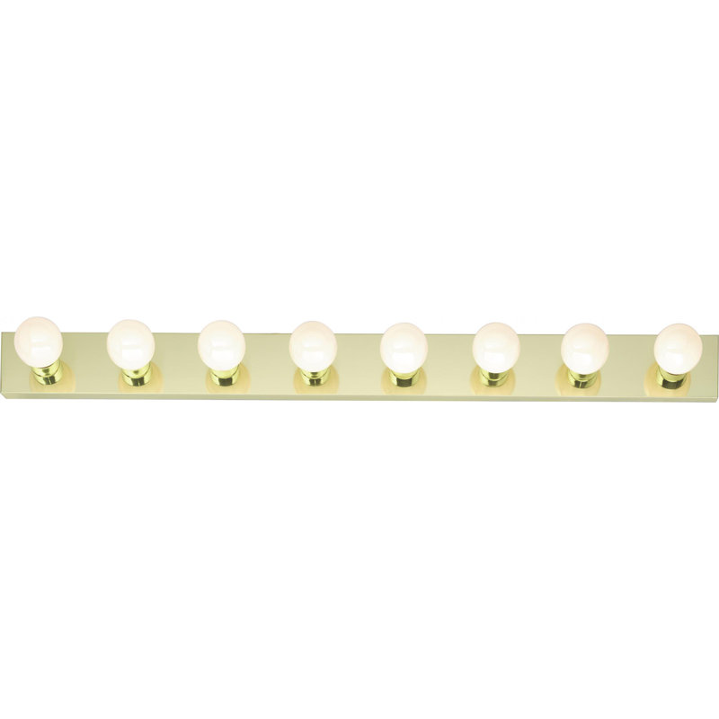 Naber 8 - Light Dimmable Vanity Light, Polished Brass