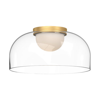 Cedar Glass LED Flush Mount