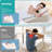 Wowmax Wedge Pillow Side Sleeper With Arm Hole For Adult Shoulder Pain, Memory Foam For Side Back Sleepers, Ergonomic Elevated Incline Pillows With Headrest Pillow