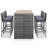 VidaXL Bar Set Steel Frame Material