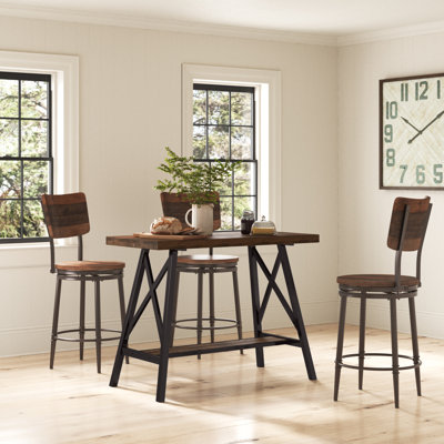 Jerrilyne Metal Base Dining Table