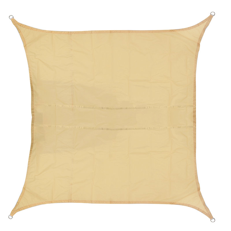 Seren 3m x 3m Square Shade Sail, Beige