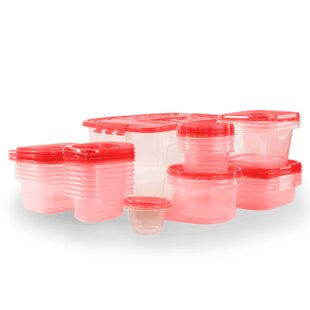 Rubbermaid Servin Saver Storage Container 5 Compartment Sections Clear Lid  13x9