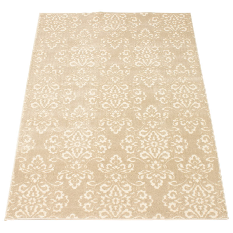 Rosalba Damask Indoor Rug, Rectangle 5'3" x 7'7"