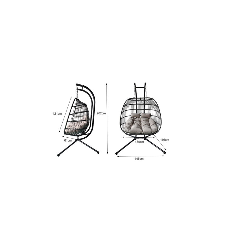 Hurlock 2 Person Porch Swing