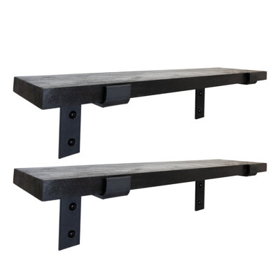 Emerald Lee 2 Piece Poplar Bracket Shelf