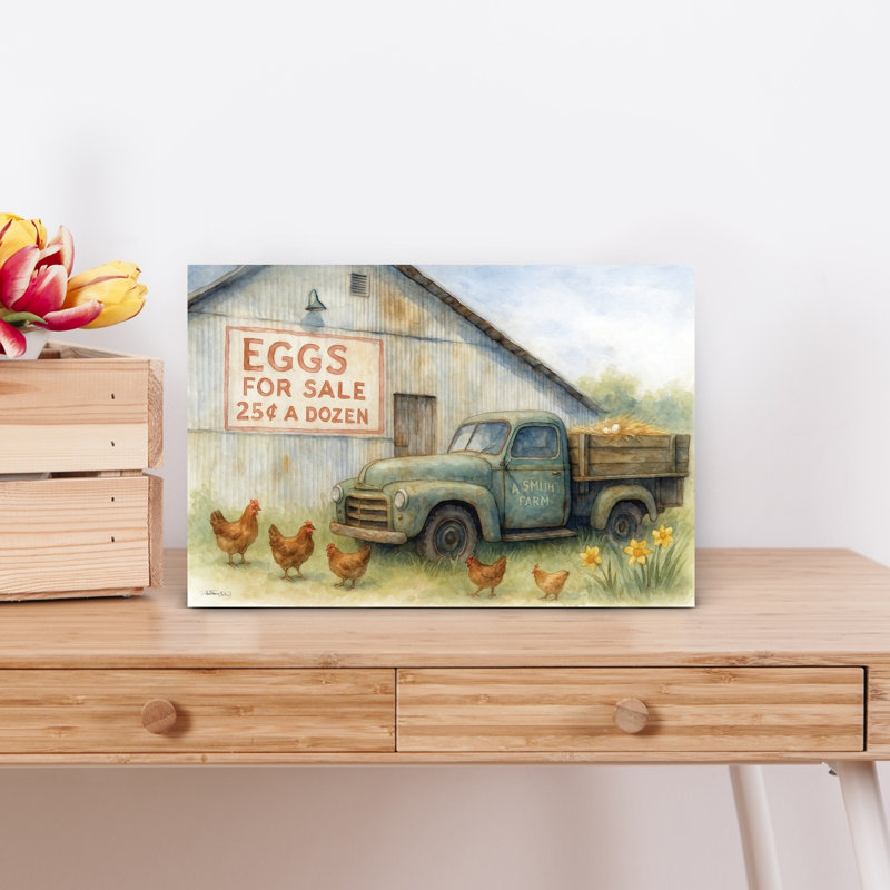 Spring On The Farm by Anthony Smith - Wrapped Canvas Print, 30.48cm H x 45.72cm W