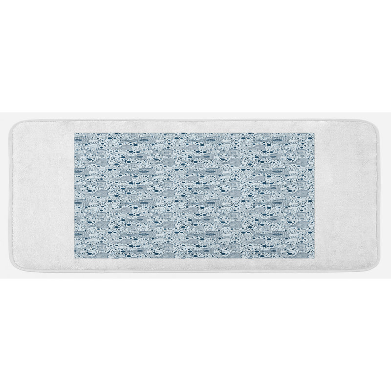 Coastal Polyester Kitchen Mat