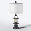 Ensemble de lampes de table en métal 26 po avec port USB, port de type C et prise de courant Teasia