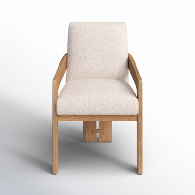 Asmund Solid Wood Upholstered Armchair