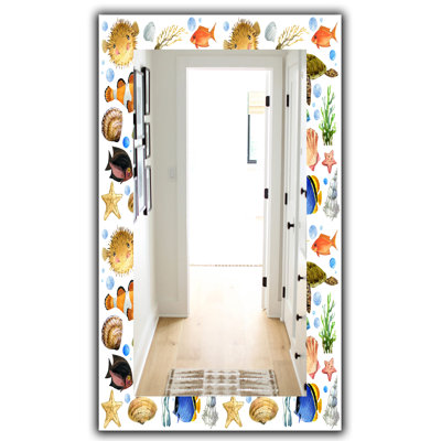 Costal Creatures 12 - Traditional Mirror - Printed Wall Mirror