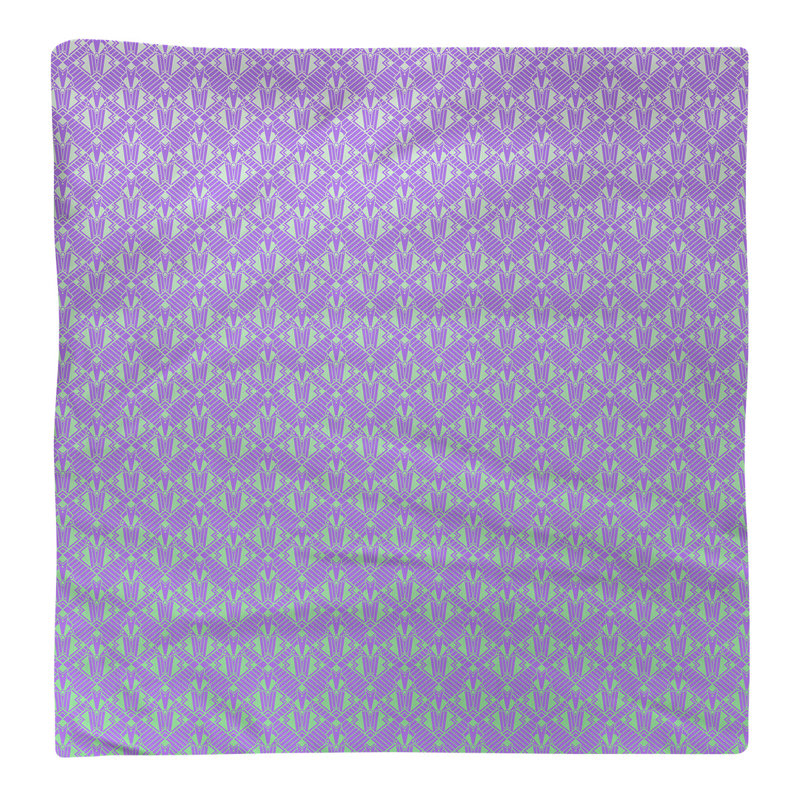 Polyester Geometric Square Napkin, 0.1" H x 10" W x 10" D, Cotton Twill, Pink