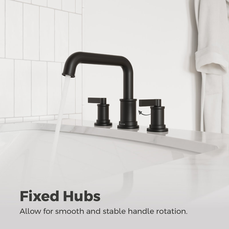Ensemble de garniture de robinet de baignoire romaine à 2 poignées Havenridge, Matte Black
