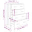 Ebern Designs Solid Pine Wood Sideboard-1122058049