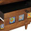 50cm W Solid Wood Bedside Table