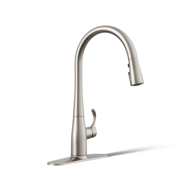Simplice Pull Down Single Handle Kitchen Faucet, Vibrant Stainless