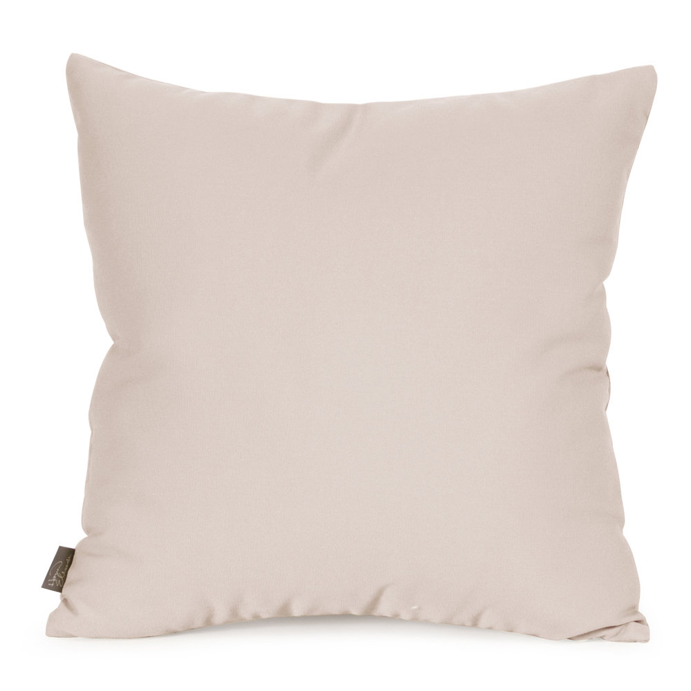 Jessica 20" x 20" Sunbrella® Throw Pillow, Seascape Sand