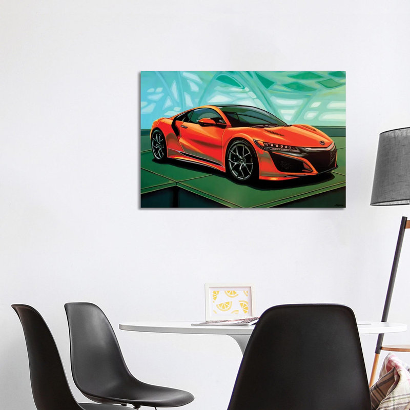 Honda Acura NSX 2016 by Paul Meijering - Wrapped Canvas Print