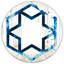 Miroir mural hexagonal étoile en brésilien-45626227-122498846