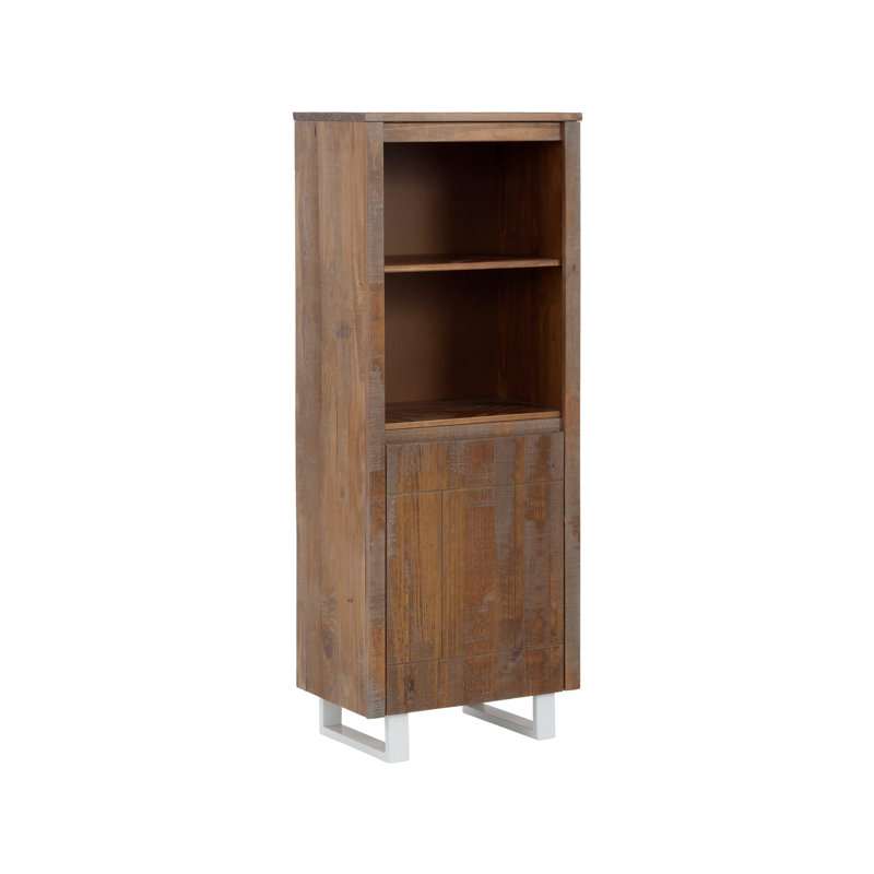 Clintonpark 55cm W Solid Wood Standard Bookcase, Small