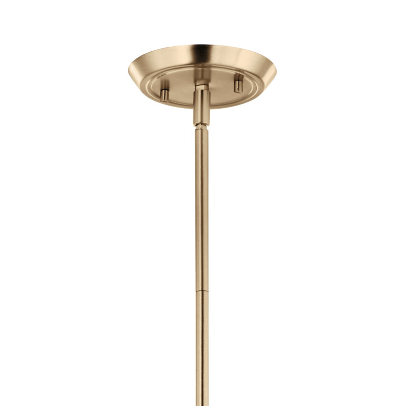  Lustre en acier à intensité variable, Bronze, H 19,25 po x l 40,25 po x P 40,25 po, 6